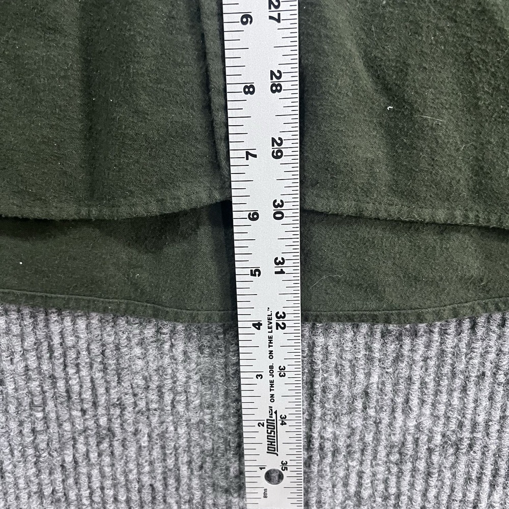 Arborwear Flannel Shirt Mens 2XL Green Long Sleeve Button Up Work Chamois 0222 - Picture 5 of 9